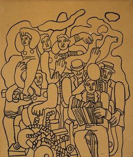 WikiOO.org - Encyclopedia of Fine Arts - Lukisan, Artwork Fernand Leger - Circus Family