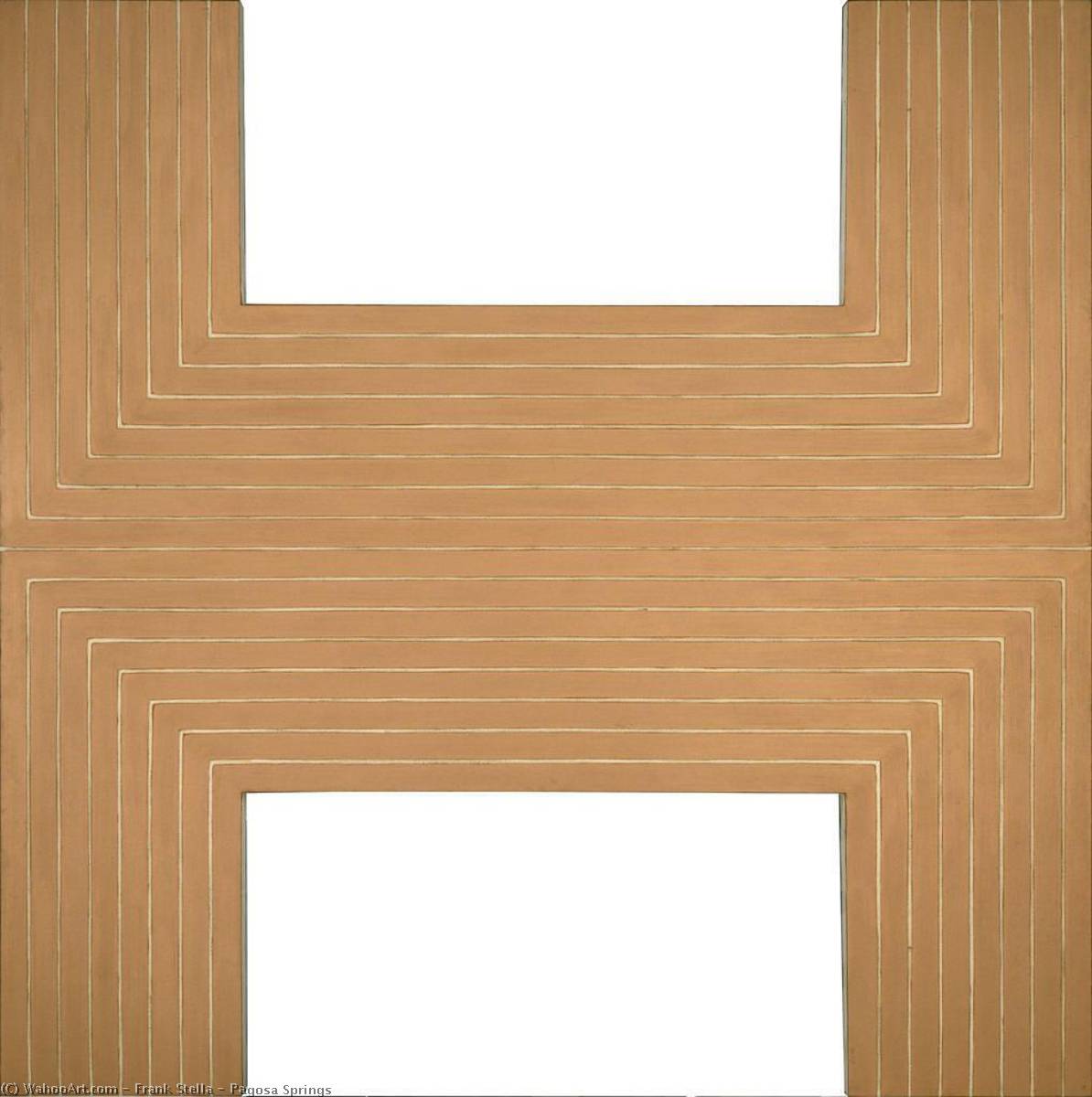 Wikioo.org - The Encyclopedia of Fine Arts - Painting, Artwork by Frank Stella - Pagosa Springs