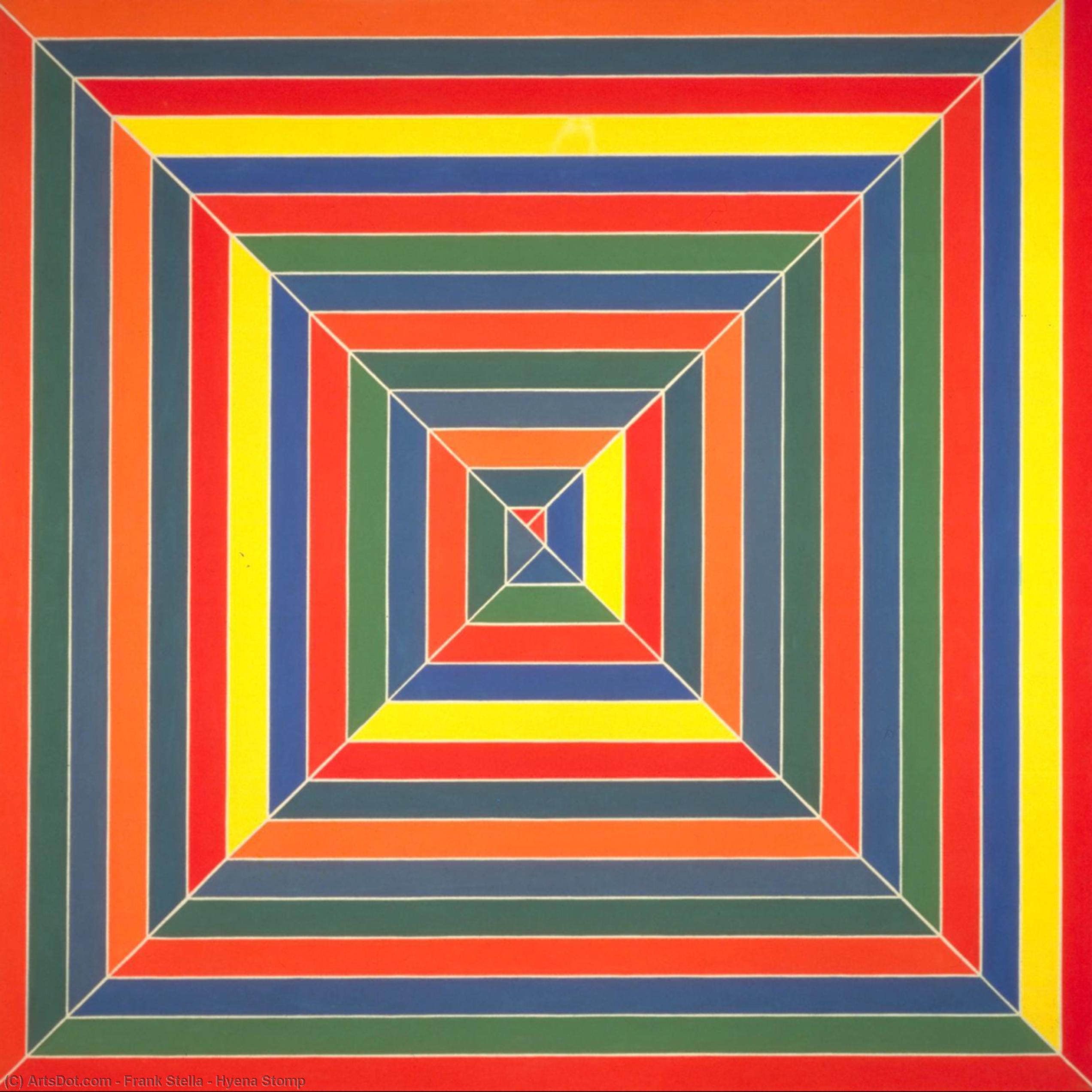 Wikioo.org - The Encyclopedia of Fine Arts - Painting, Artwork by Frank Stella - Hyena Stomp