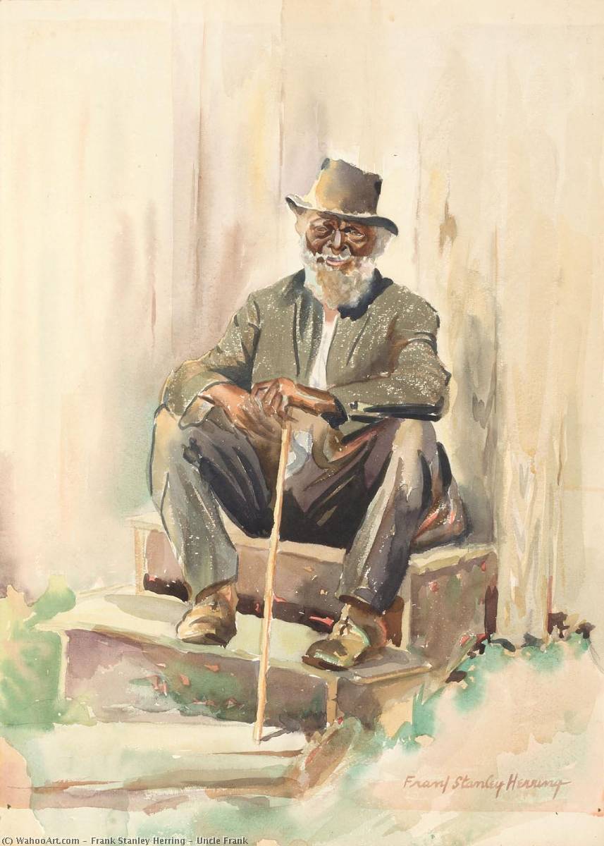 Wikioo.org - The Encyclopedia of Fine Arts - Painting, Artwork by Frank Stanley Herring - Uncle Frank
