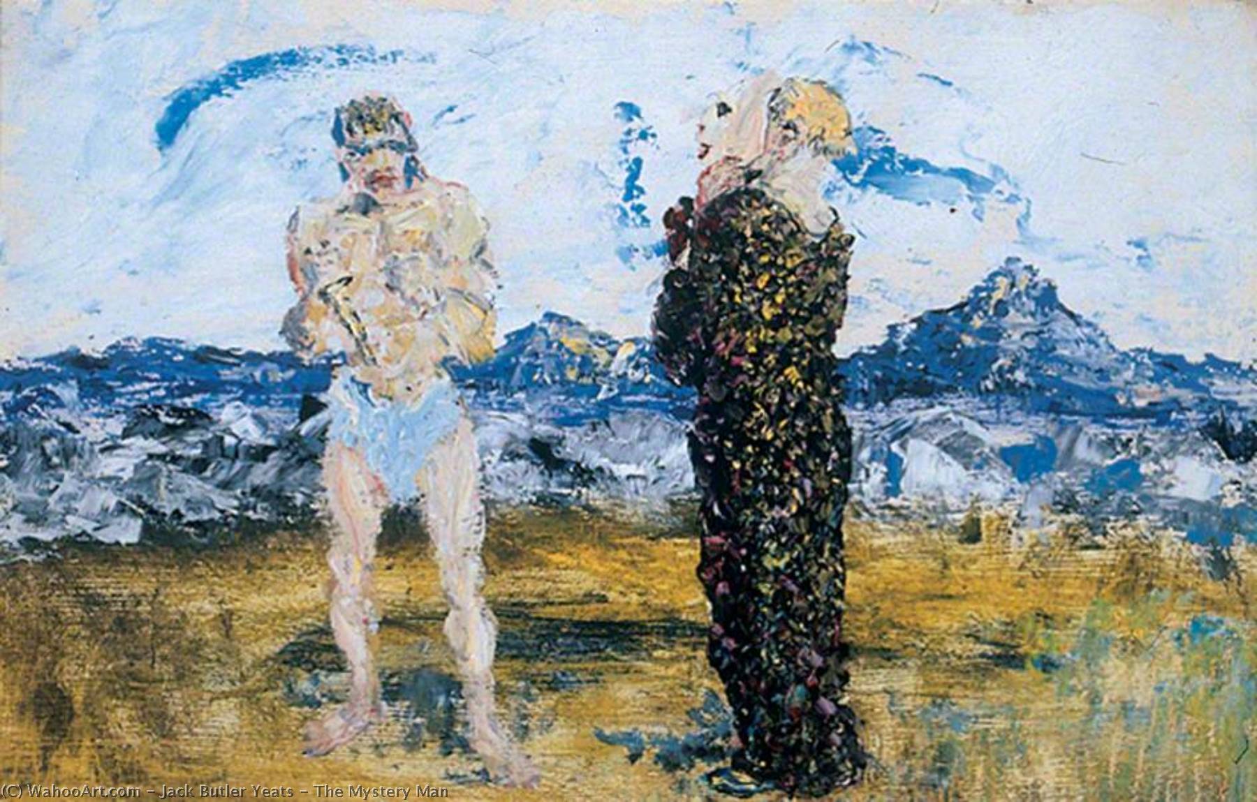 Wikioo.org - The Encyclopedia of Fine Arts - Painting, Artwork by Jack Butler Yeats - The Mystery Man