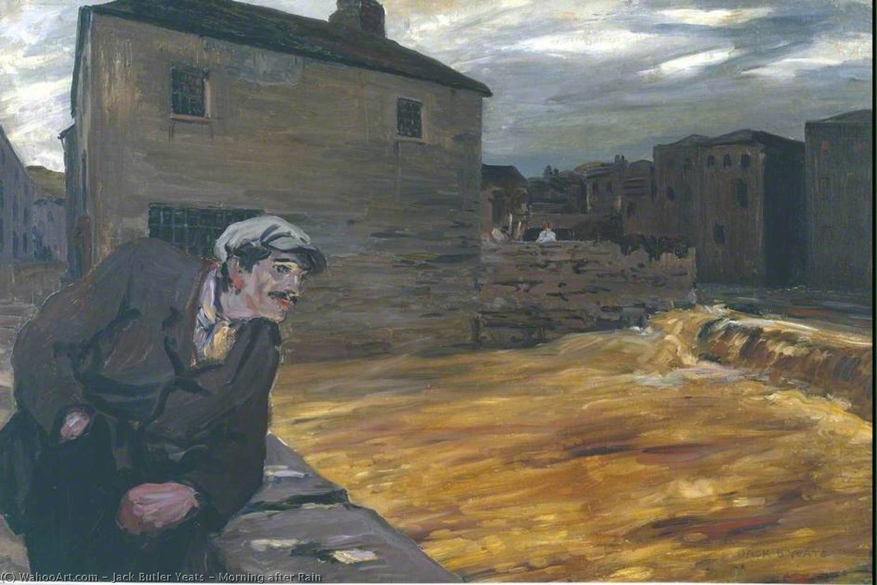 Wikioo.org - The Encyclopedia of Fine Arts - Painting, Artwork by Jack Butler Yeats - Morning after Rain