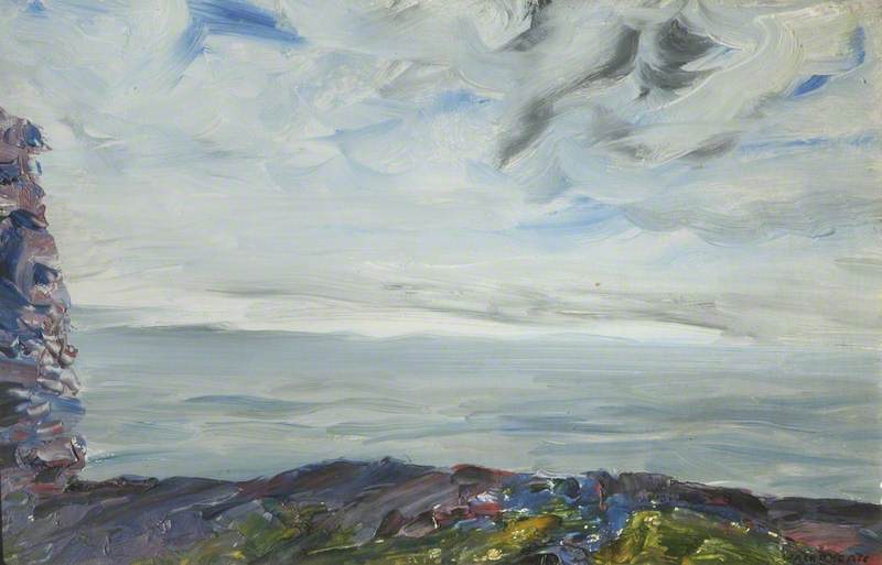 Wikioo.org - The Encyclopedia of Fine Arts - Painting, Artwork by Jack Butler Yeats - The Coast of Clare from Dun Aengus