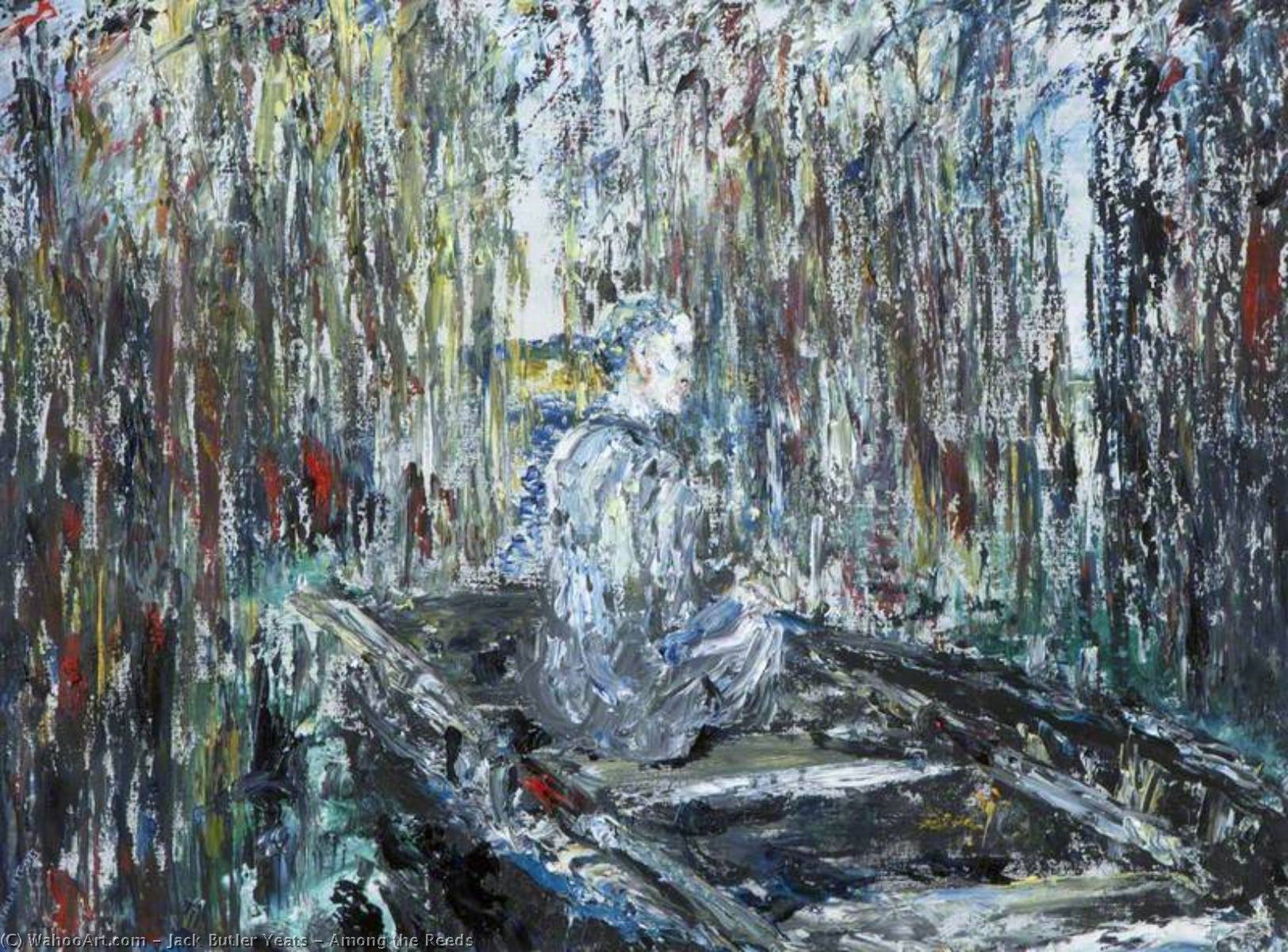 Wikioo.org - The Encyclopedia of Fine Arts - Painting, Artwork by Jack Butler Yeats - Among the Reeds