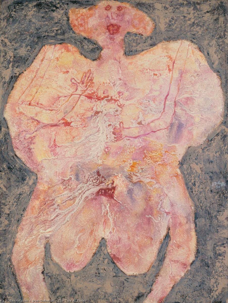 Wikioo.org - The Encyclopedia of Fine Arts - Painting, Artwork by Jean Philippe Arthur Dubuffet - The Tree of Fluids