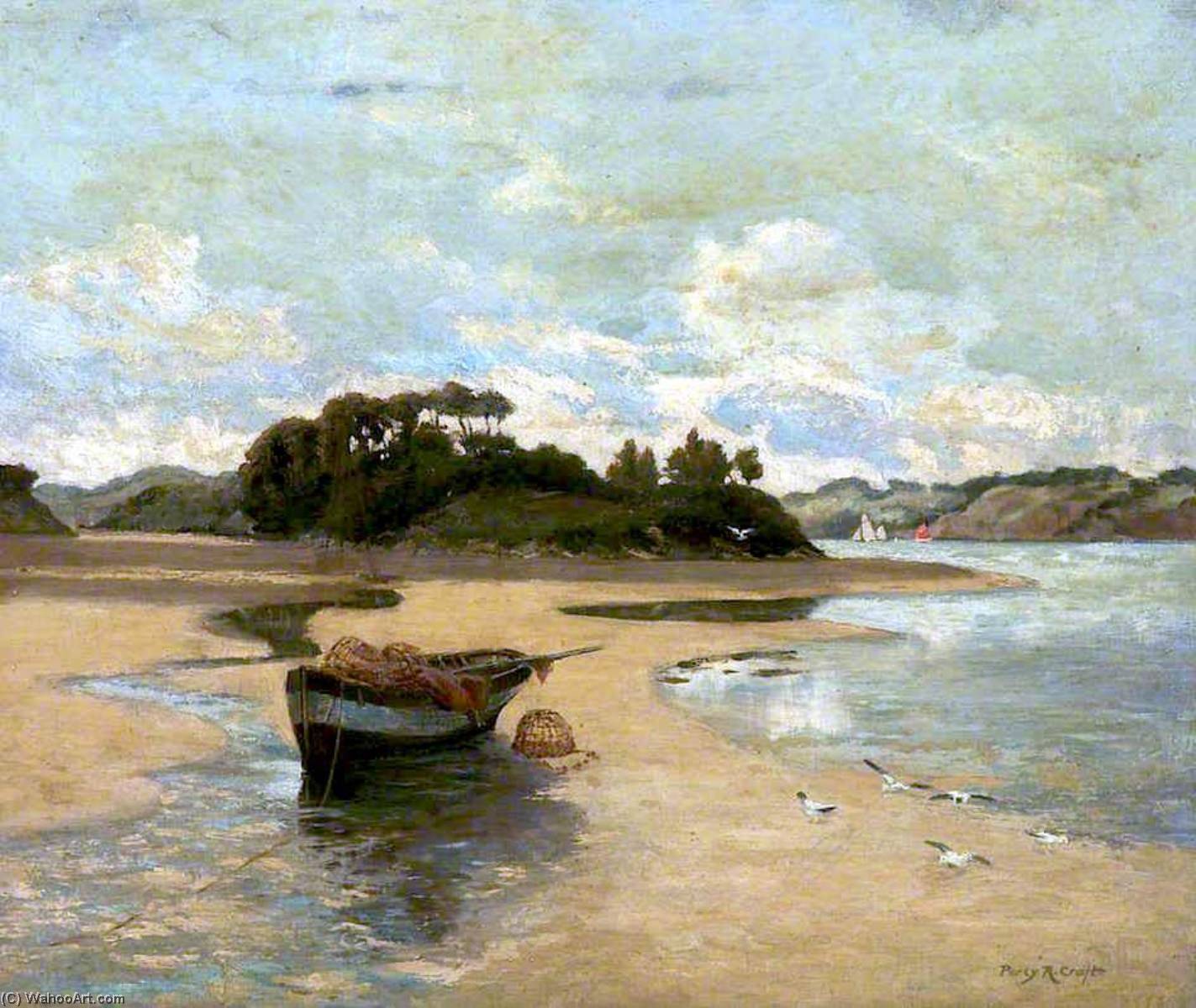 Wikioo.org - The Encyclopedia of Fine Arts - Painting, Artwork by Percy Robert Craft - The Estuary, Devonshire