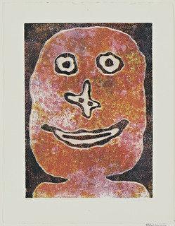 Wikioo.org - The Encyclopedia of Fine Arts - Painting, Artwork by Jean Philippe Arthur Dubuffet - Smile (Sourire)