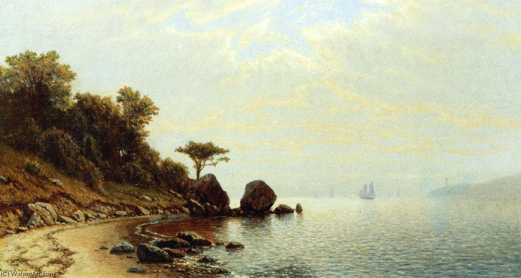 Wikioo.org - The Encyclopedia of Fine Arts - Painting, Artwork by Raymond Dabb Yelland - Morning on the Shore