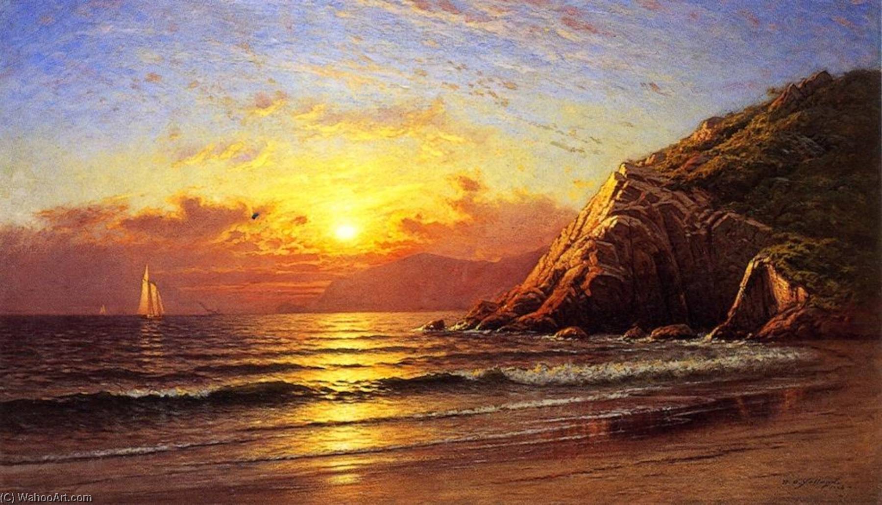 Wikioo.org - The Encyclopedia of Fine Arts - Painting, Artwork by Raymond Dabb Yelland - Golden Gate from Angel Island