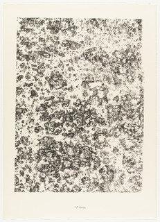 Wikioo.org - The Encyclopedia of Fine Arts - Painting, Artwork by Jean Philippe Arthur Dubuffet - Accumulation (Amas) from the portfolio Waters, Stones, Sand (Eaux, Pierres, Sable) from Phenomena (Les Phénomènes)