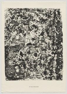 Wikioo.org - The Encyclopedia of Fine Arts - Painting, Artwork by Jean Philippe Arthur Dubuffet - Ornamented Earth (Terre chamarrée) from the portfolio Theater of the Earth (Théâtre du sol) from Phenomena (Les Phénomènes)