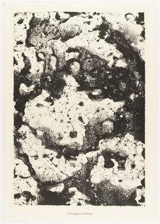 WikiOO.org - Encyclopedia of Fine Arts - Lukisan, Artwork Jean Philippe Arthur Dubuffet - Rocky Cloud Formation (Nuagerie rocheuse) from the portfolio Waters, Stones, Sand (Eaux, Pierres, Sable) from Phenomena (Les Phénomènes)