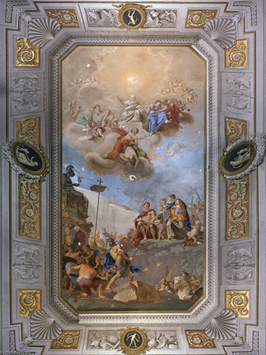 Wikioo.org - The Encyclopedia of Fine Arts - Painting, Artwork by Tommaso Gherardini - Ceiling decoration