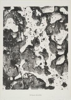 Wikioo.org - The Encyclopedia of Fine Arts - Painting, Artwork by Jean Philippe Arthur Dubuffet - Rock Foam (L'écume des roches) from the portfolio Waters, Stones, Sand (Eaux, Pierres, Sable) from Phenomena (Les Phénomènes)