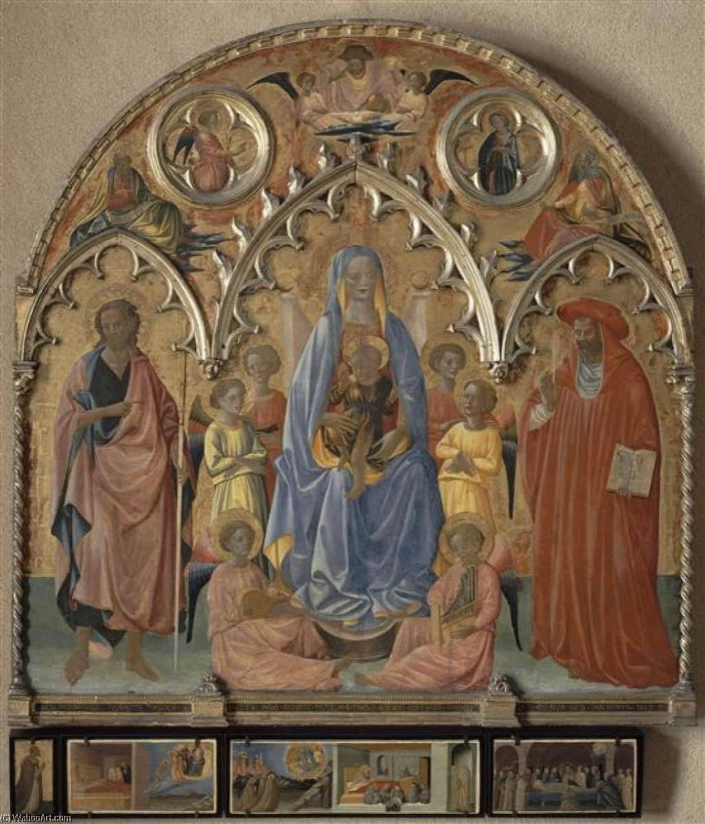 Wikioo.org – L'Encyclopédie des Beaux Arts - Peinture, Oeuvre de Francesco D'antonio Di Bartolommeo - Rinieri Retable