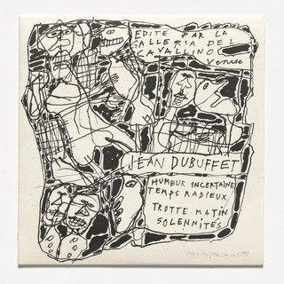 WikiOO.org - Encyclopedia of Fine Arts - Lukisan, Artwork Jean Philippe Arthur Dubuffet - Disque no. 2 from Expériences musicales
