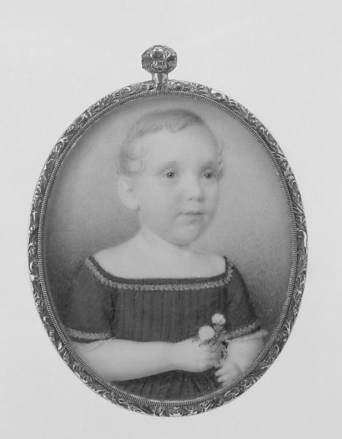 Wikioo.org - The Encyclopedia of Fine Arts - Painting, Artwork by Eliza Goodridge - Portrait of a Boy