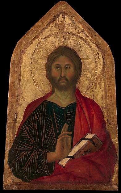 Wikioo.org - The Encyclopedia of Fine Arts - Painting, Artwork by Segna Di Buonaventura - Christ Blessing