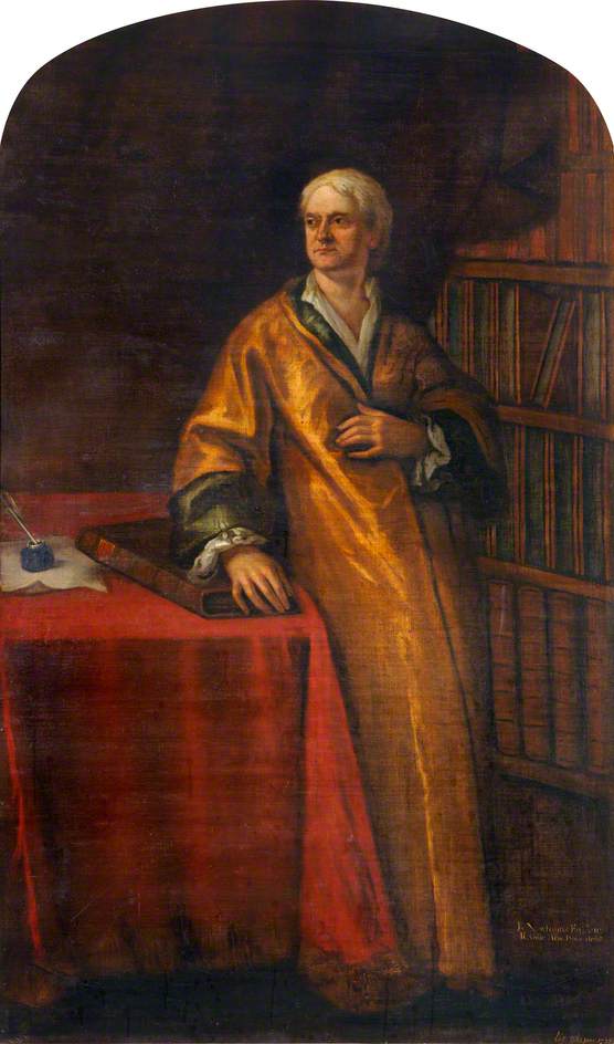 Wikioo.org - The Encyclopedia of Fine Arts - Painting, Artwork by Valentine Ritz - Isaac Newton (1642–1725), Fellow, Natural Philosopher and Mathematician