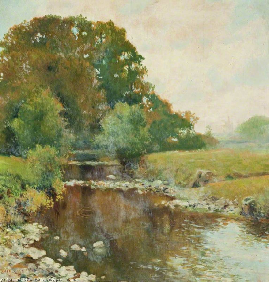 Wikioo.org - The Encyclopedia of Fine Arts - Painting, Artwork by William Burgess - Brock