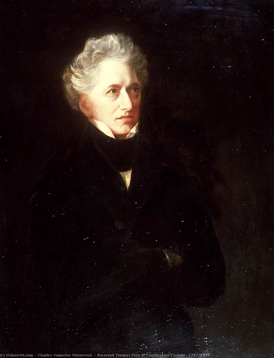 Wikioo.org - The Encyclopedia of Fine Arts - Painting, Artwork by Charles Augustus Mornewick - Reverend Thomas Price of Llanfihangel Cwmdu (1787–1848)