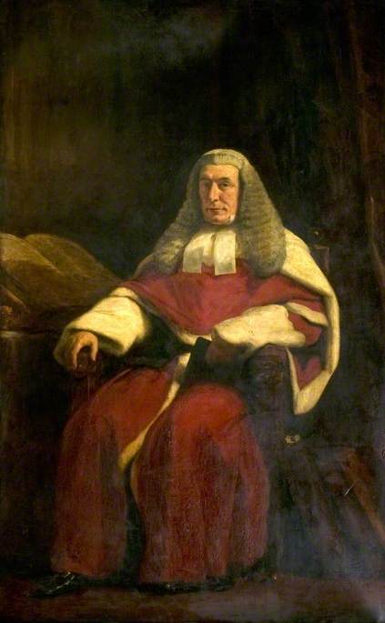 Wikioo.org - The Encyclopedia of Fine Arts - Painting, Artwork by John James Napier - The Right Honourable Sir John Mellor (1808–1887), Bt, Judge