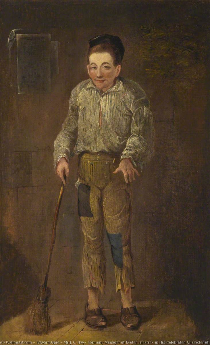 Wikioo.org - The Encyclopedia of Fine Arts - Painting, Artwork by Edward Opie - Mr J. C. Hay, Formerly Manager of Exeter Theatre, in His Celebrated Character of 'Jack Rag'
