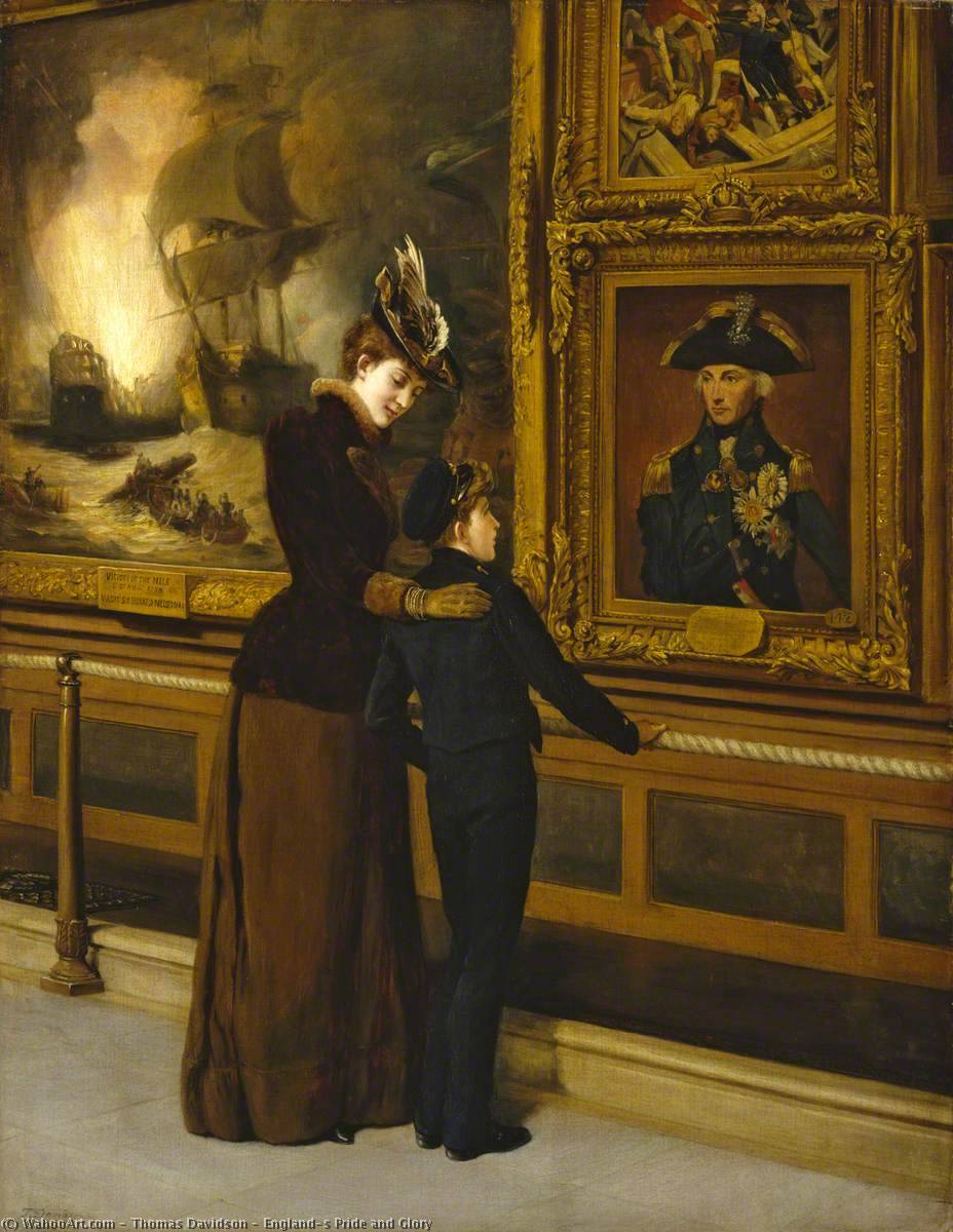 Wikioo.org - The Encyclopedia of Fine Arts - Painting, Artwork by Thomas Davidson - England's Pride and Glory