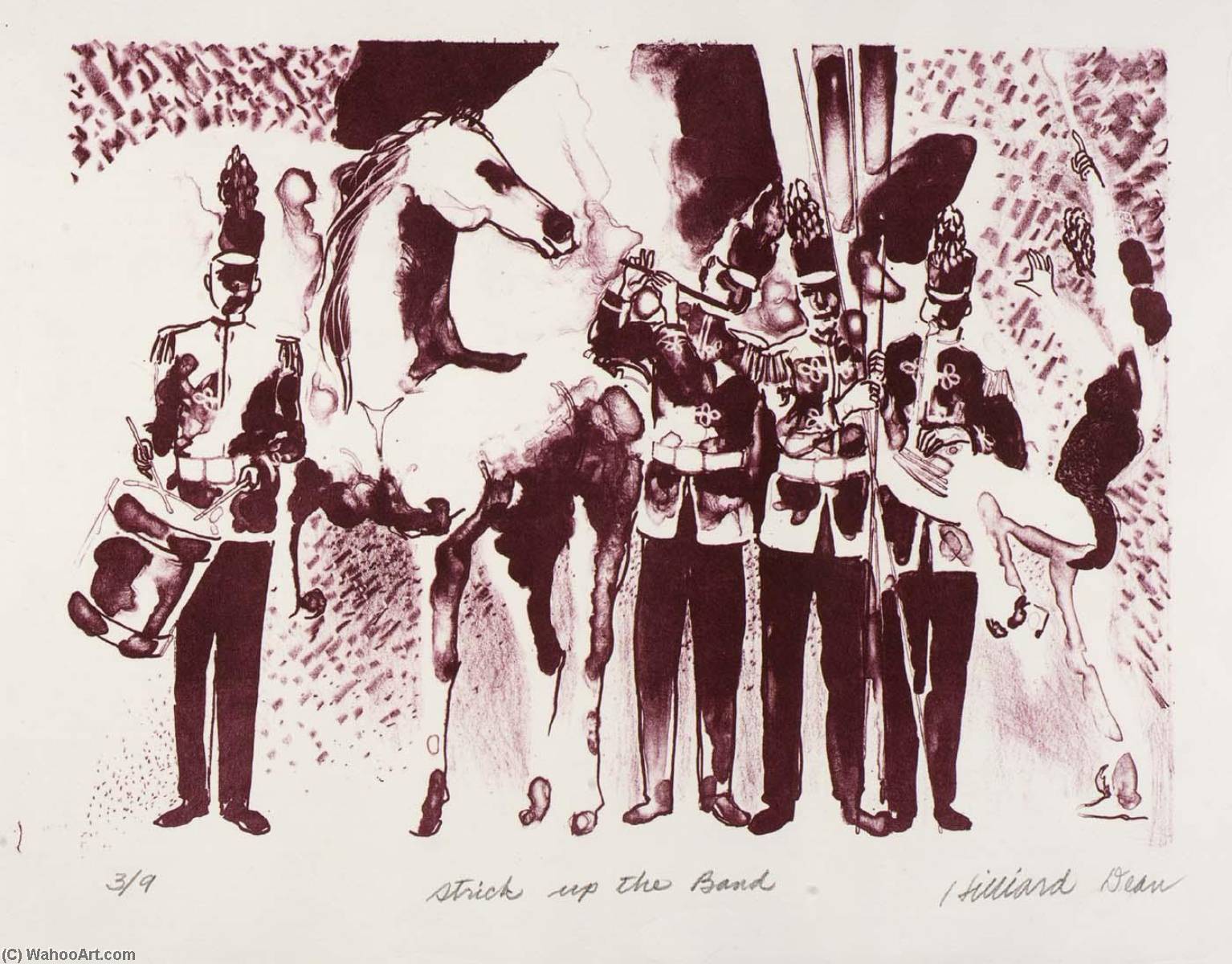 Wikioo.org - Bách khoa toàn thư về mỹ thuật - Vẽ tranh, Tác phẩm nghệ thuật Hilliard Dean - Strick up the Band