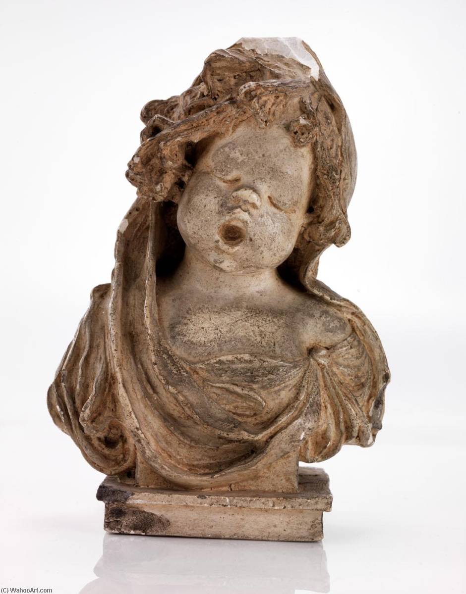 WikiOO.org - Encyclopedia of Fine Arts - Lukisan, Artwork Henry Linder - (Bust of a Baby)