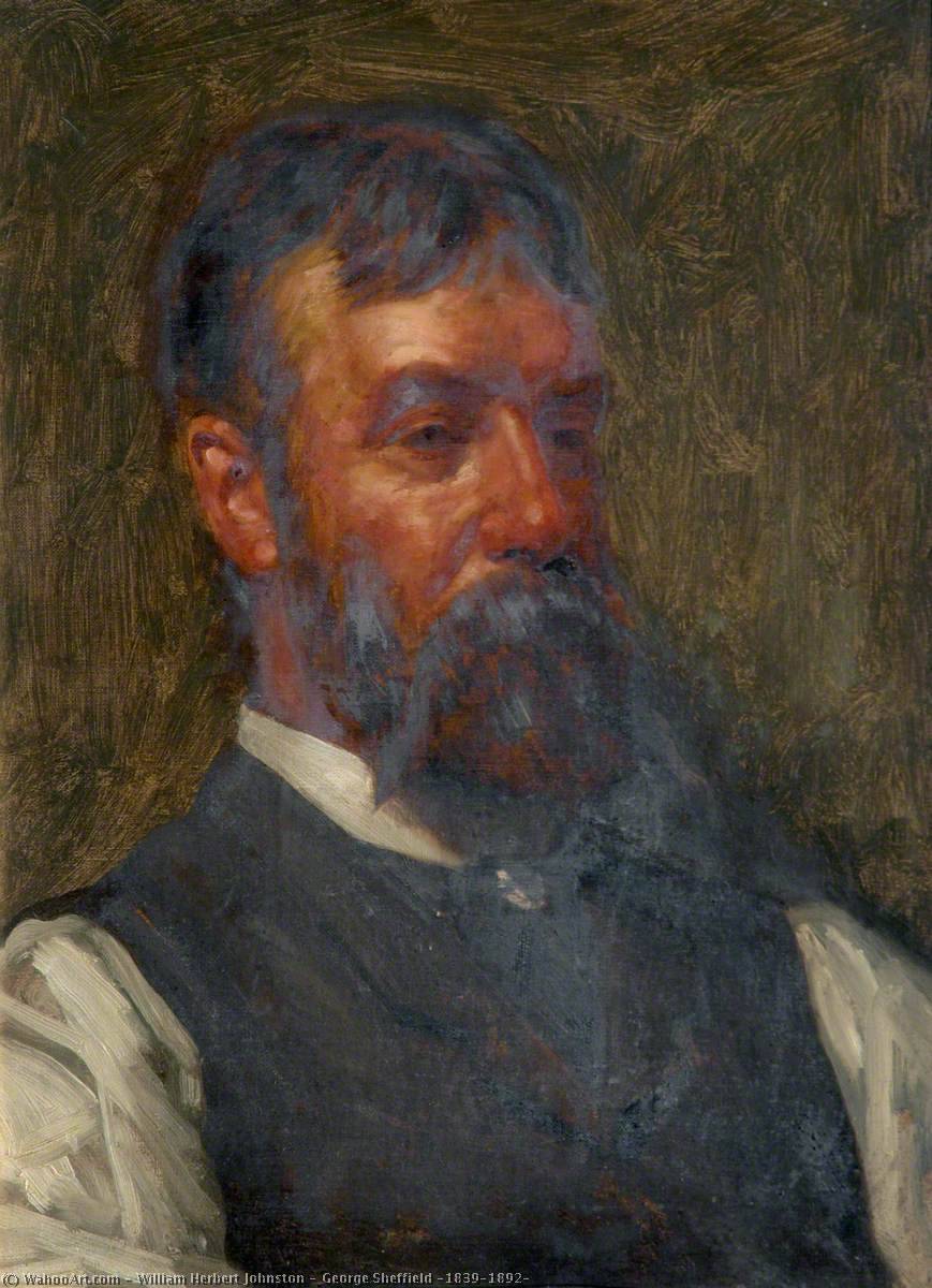 Wikioo.org - The Encyclopedia of Fine Arts - Painting, Artwork by William Herbert Johnston - George Sheffield (1839–1892)