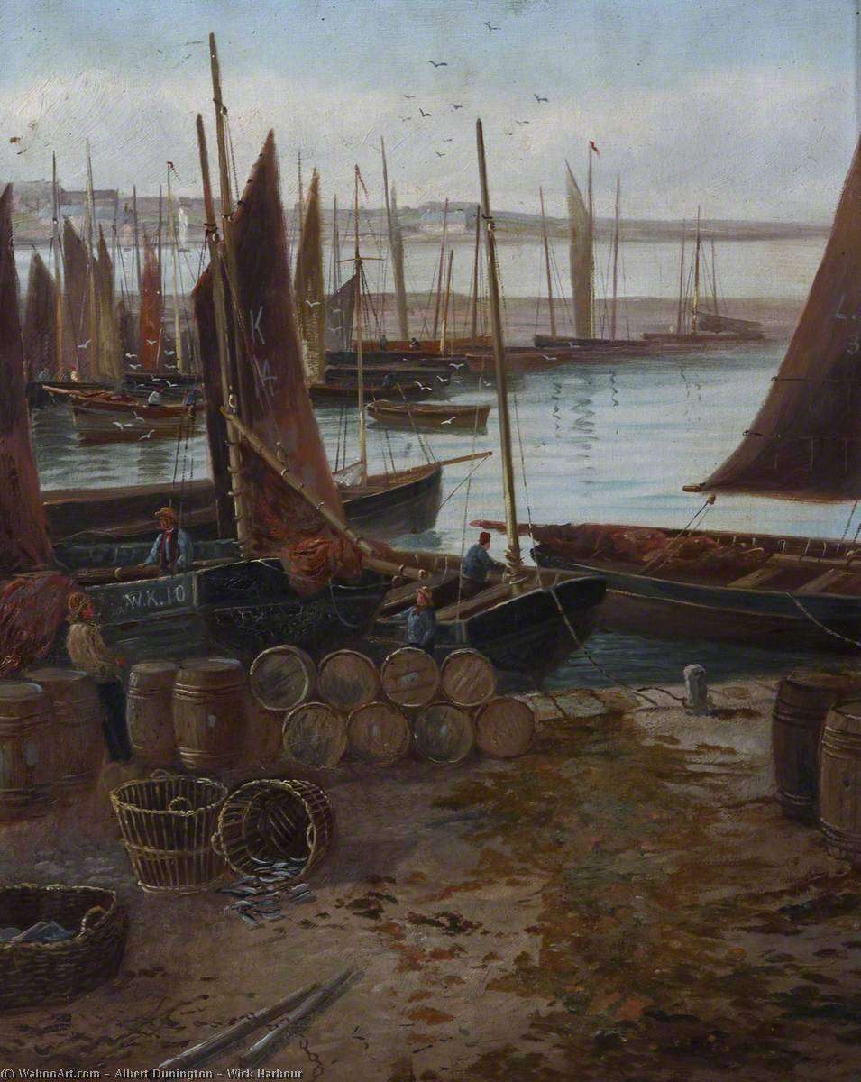 Wikioo.org - The Encyclopedia of Fine Arts - Painting, Artwork by Albert Dunington - Wick Harbour