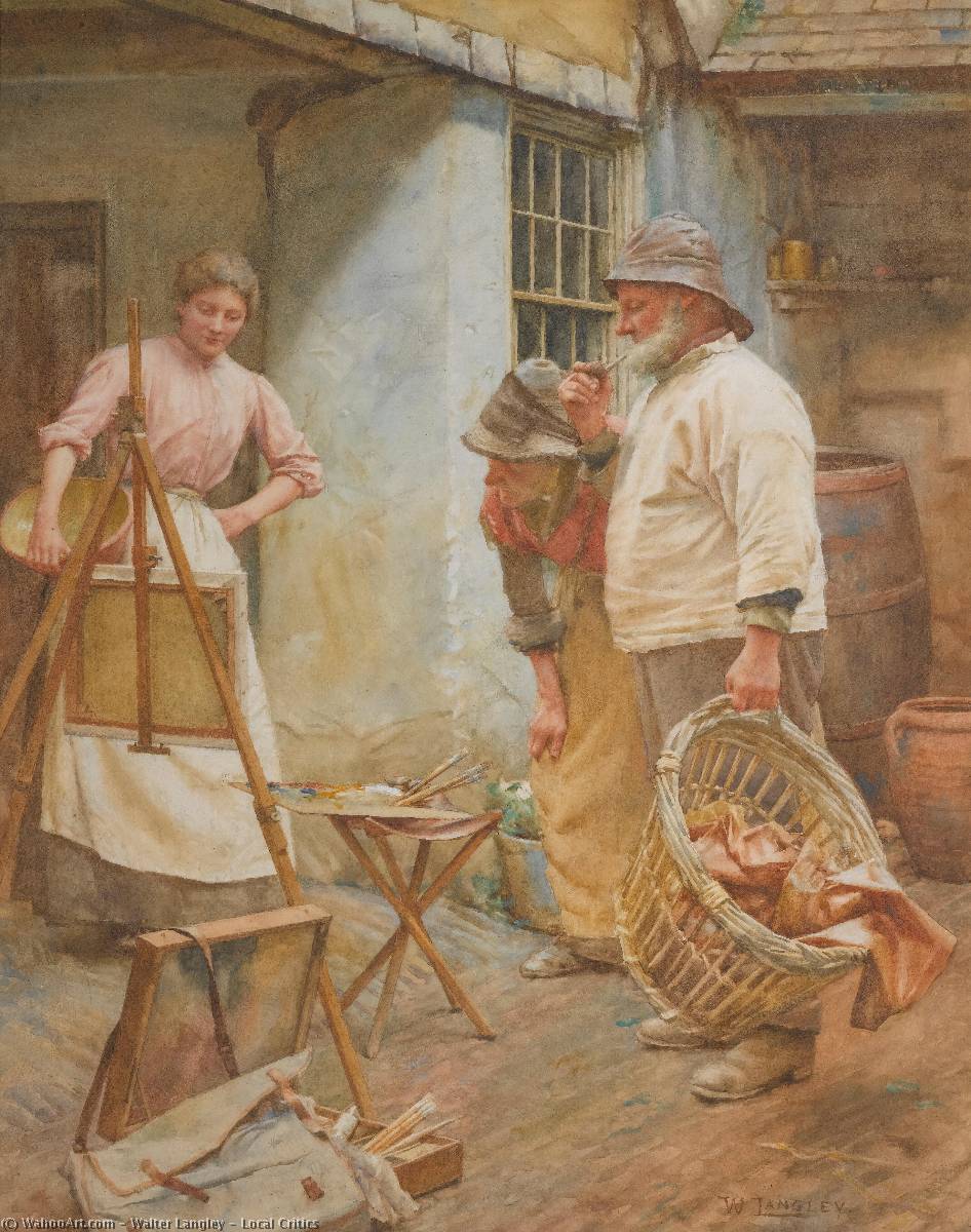Wikioo.org - The Encyclopedia of Fine Arts - Painting, Artwork by Walter Langley - Local Critics