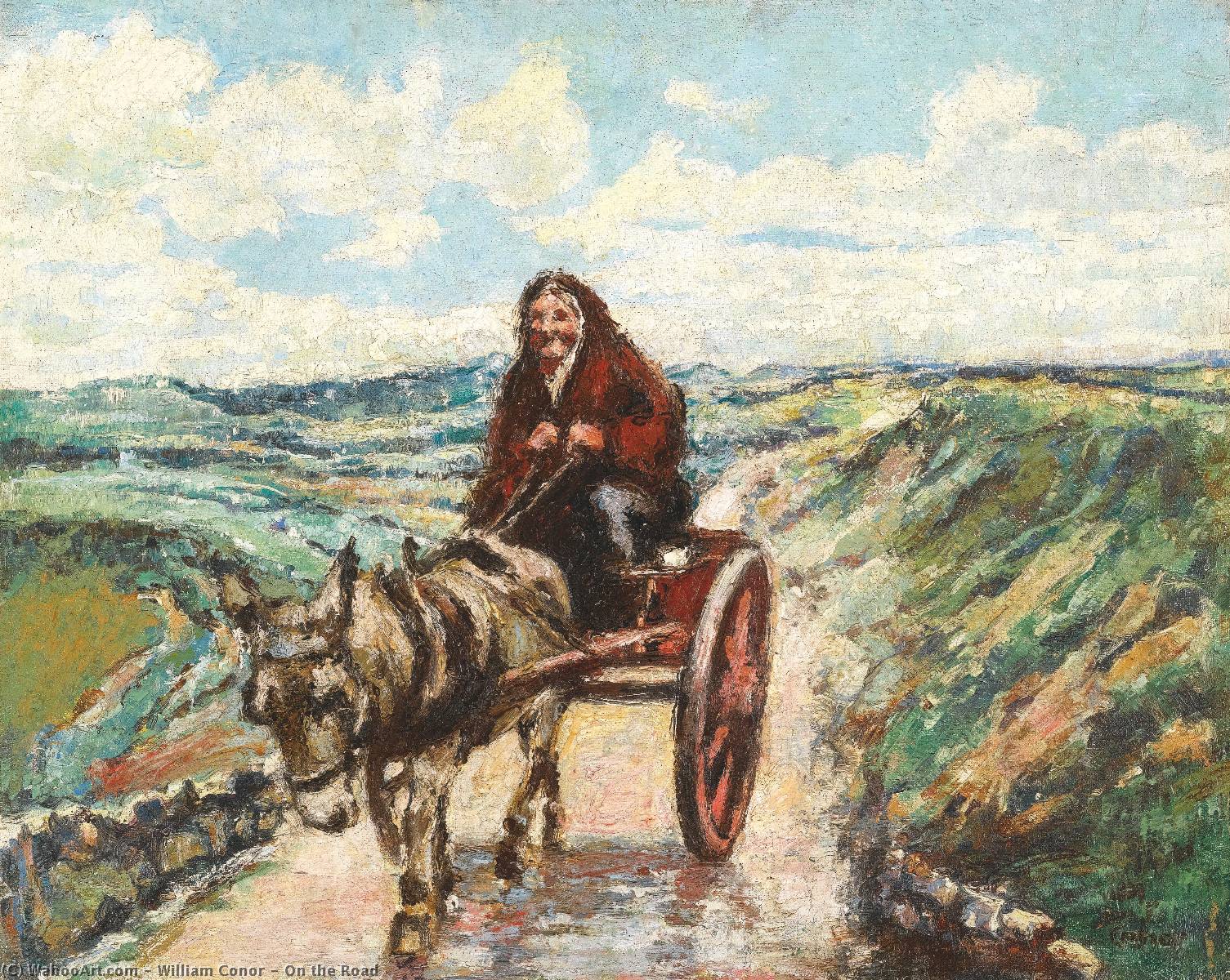Wikioo.org - The Encyclopedia of Fine Arts - Painting, Artwork by William Conor - On the Road
