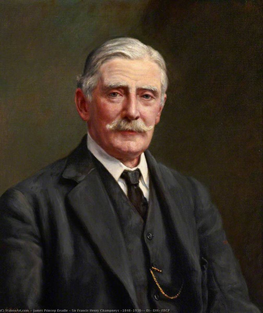 Wikioo.org - The Encyclopedia of Fine Arts - Painting, Artwork by James Prinsep Beadle - Sir Francis Henry Champneys (1848–1930), Bt, DM, FRCP