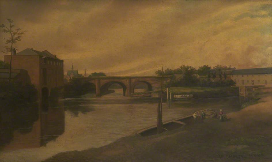 Wikioo.org - The Encyclopedia of Fine Arts - Painting, Artwork by Walter Emsley - Barton Aqueduct