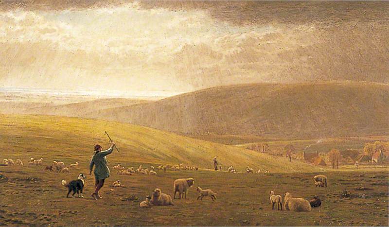 Wikioo.org - The Encyclopedia of Fine Arts - Painting, Artwork by Alfred Fitzwalter Grace - Lea Farm, Storrington