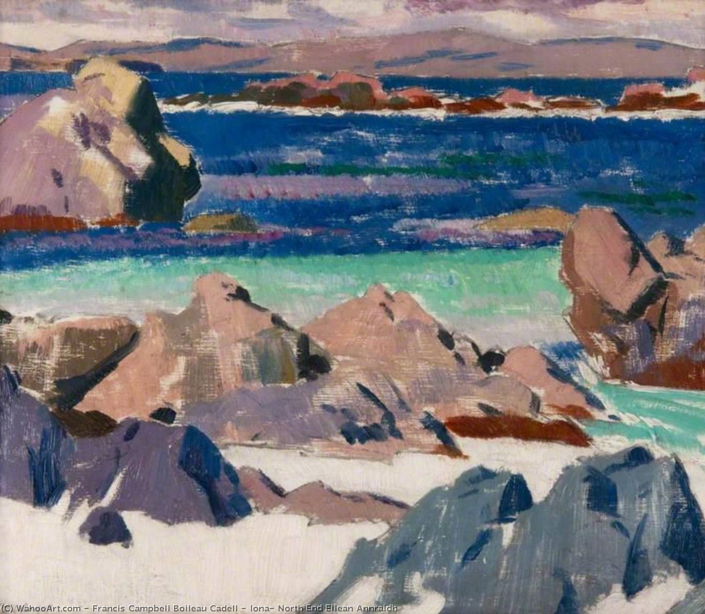 Wikioo.org - The Encyclopedia of Fine Arts - Painting, Artwork by Francis Campbell Boileau Cadell - Iona, North End Eilean Annraidh