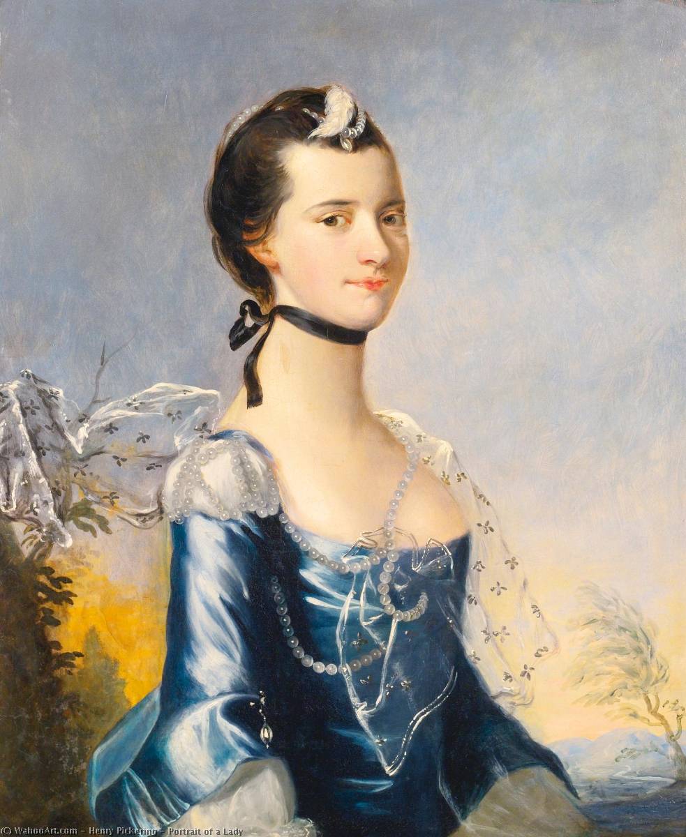 Wikioo.org - The Encyclopedia of Fine Arts - Painting, Artwork by Henry Pickering - Portrait of a Lady