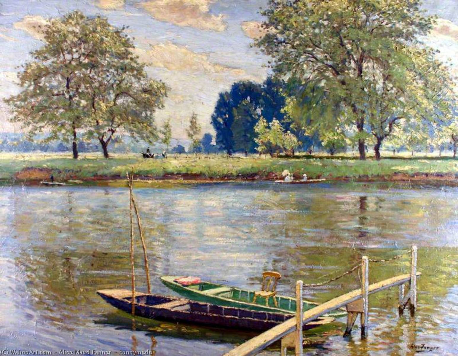 Wikioo.org - The Encyclopedia of Fine Arts - Painting, Artwork by Alice Maud Fanner - Runnymede