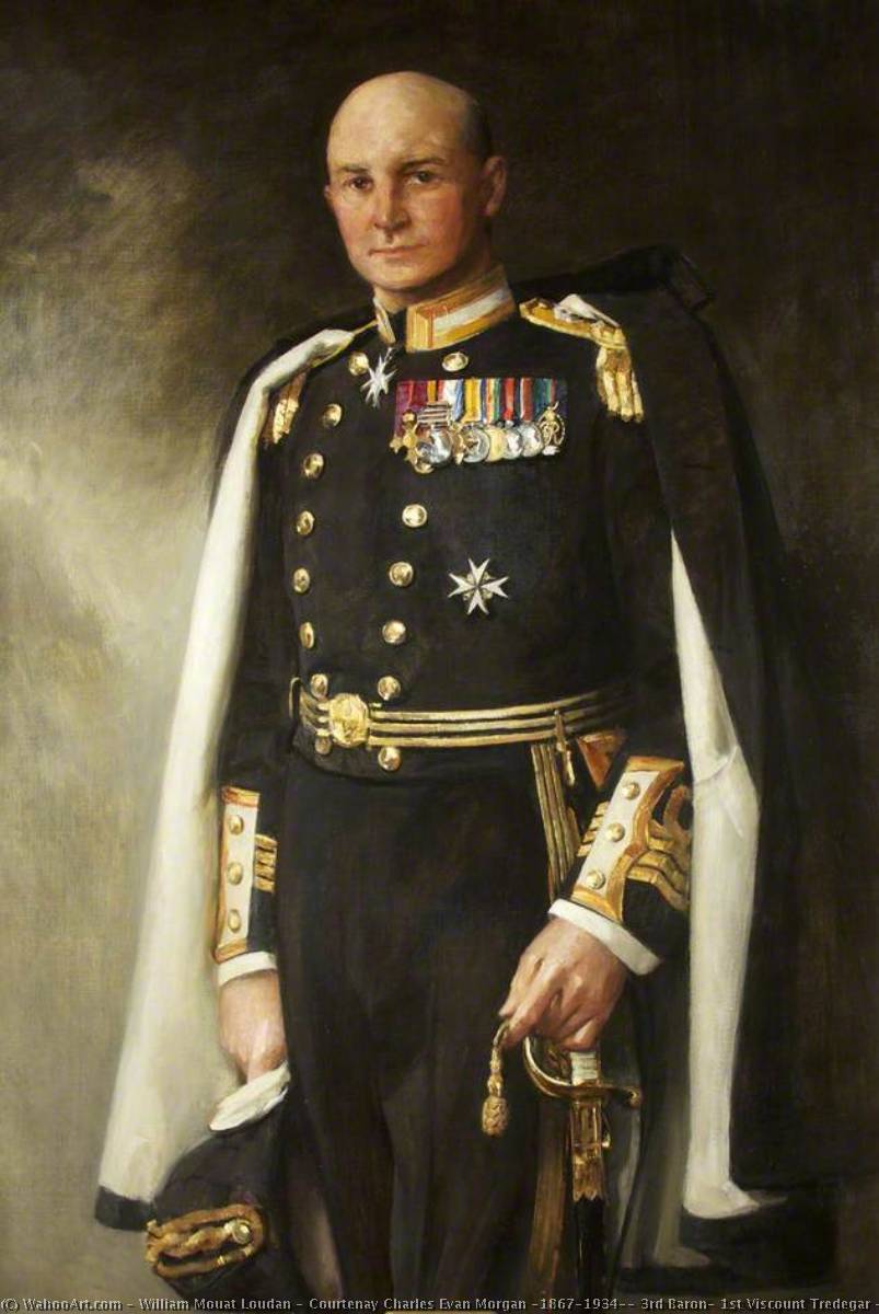 Wikioo.org - The Encyclopedia of Fine Arts - Painting, Artwork by William Mouat Loudan - Courtenay Charles Evan Morgan (1867–1934), 3rd Baron, 1st Viscount Tredegar (2nd Creation)