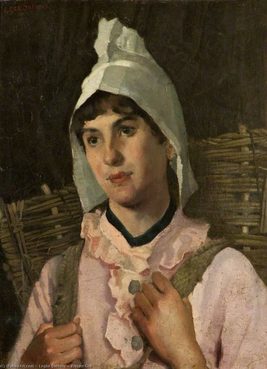 WikiOO.org - Енциклопедия за изящни изкуства - Живопис, Произведения на изкуството Leghe Suthers - Breton Girl