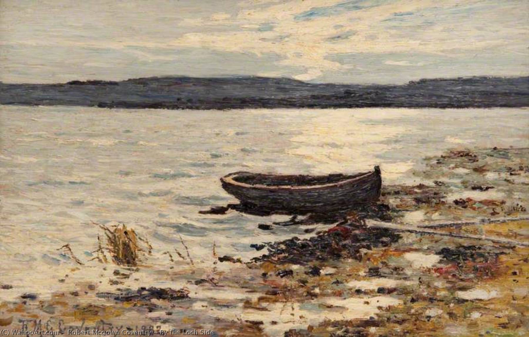 Wikioo.org - The Encyclopedia of Fine Arts - Painting, Artwork by Robert Mcgown Coventry - By the Loch Side