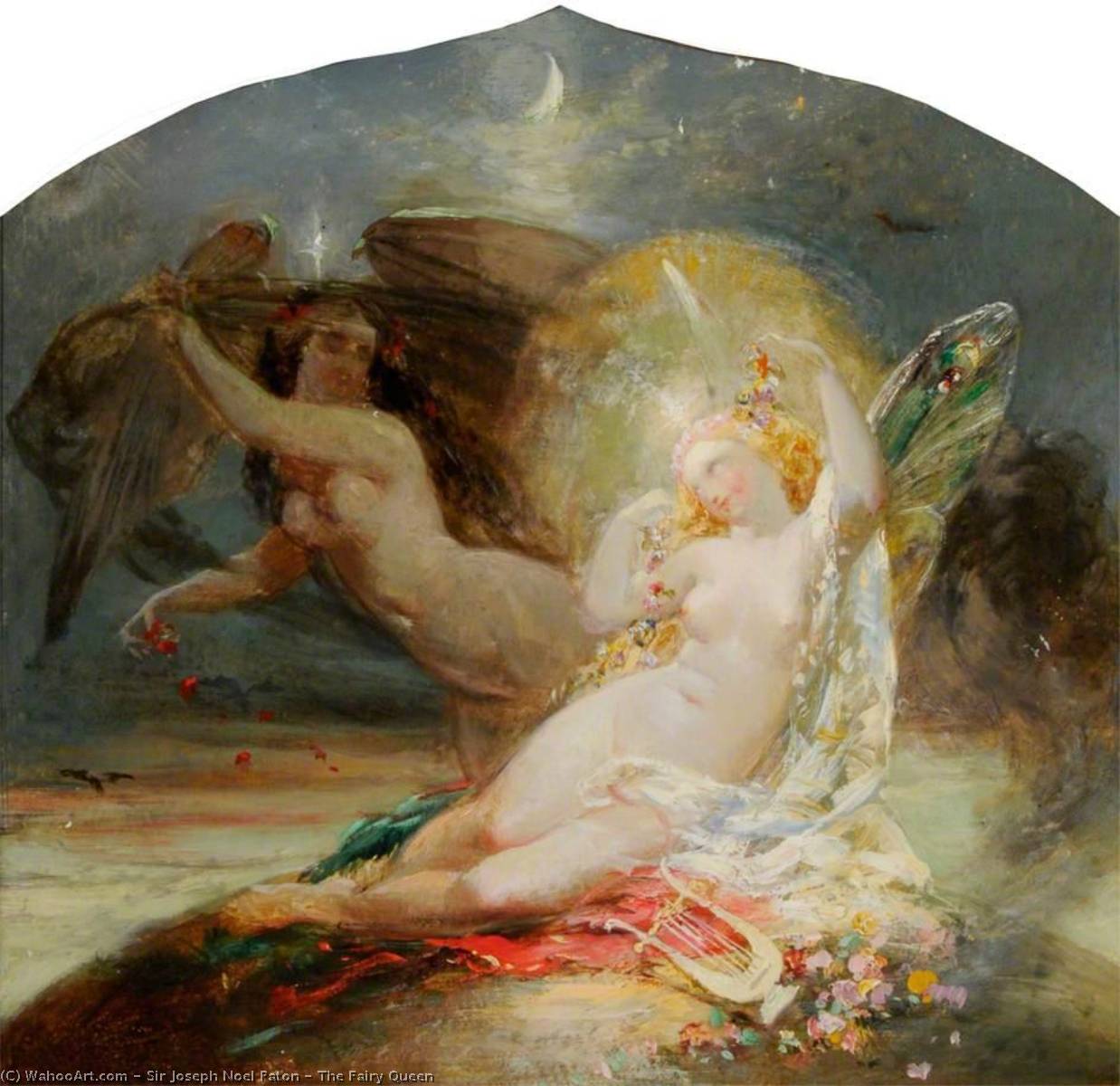 Wikioo.org - The Encyclopedia of Fine Arts - Painting, Artwork by Joseph Noel Paton - The Fairy Queen