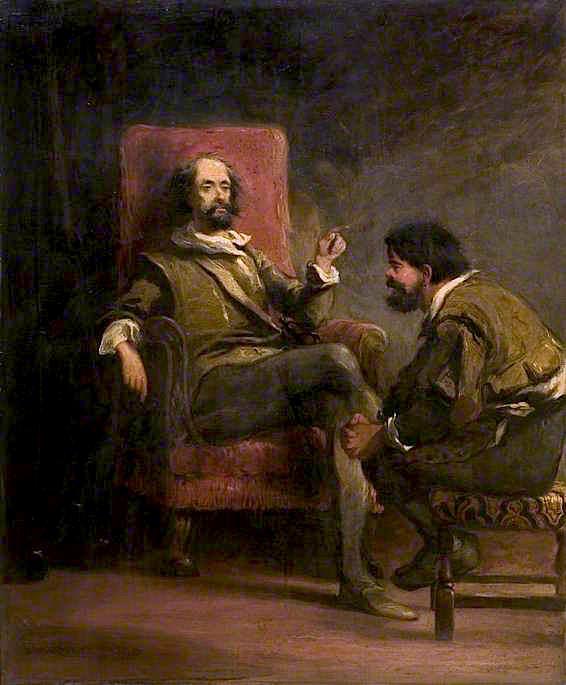 Wikioo.org - The Encyclopedia of Fine Arts - Painting, Artwork by John Gilbert - Don Quixote and Sancho Panza