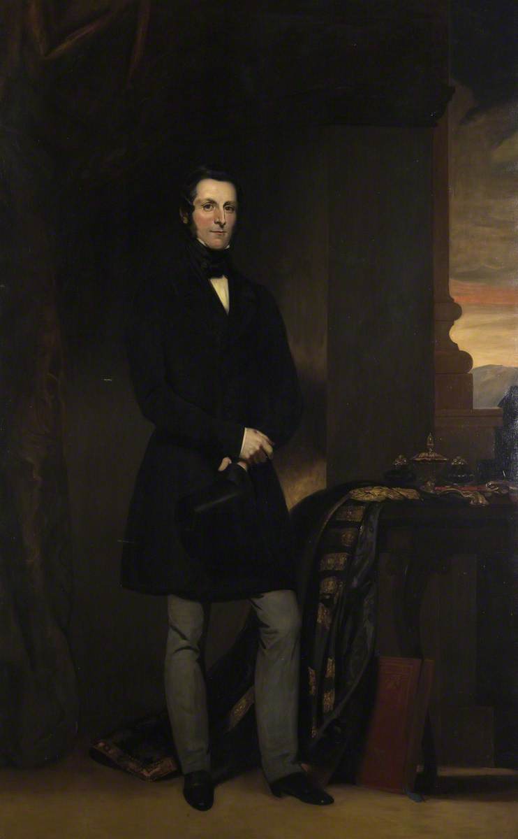 Wikioo.org - The Encyclopedia of Fine Arts - Painting, Artwork by George Harcourt Sephton - James Andrew Broun Ramsay (1812–1860), 1st Marquis of Dalhousie, Governor General of India (1848–1856) (after John Watson Gordon)