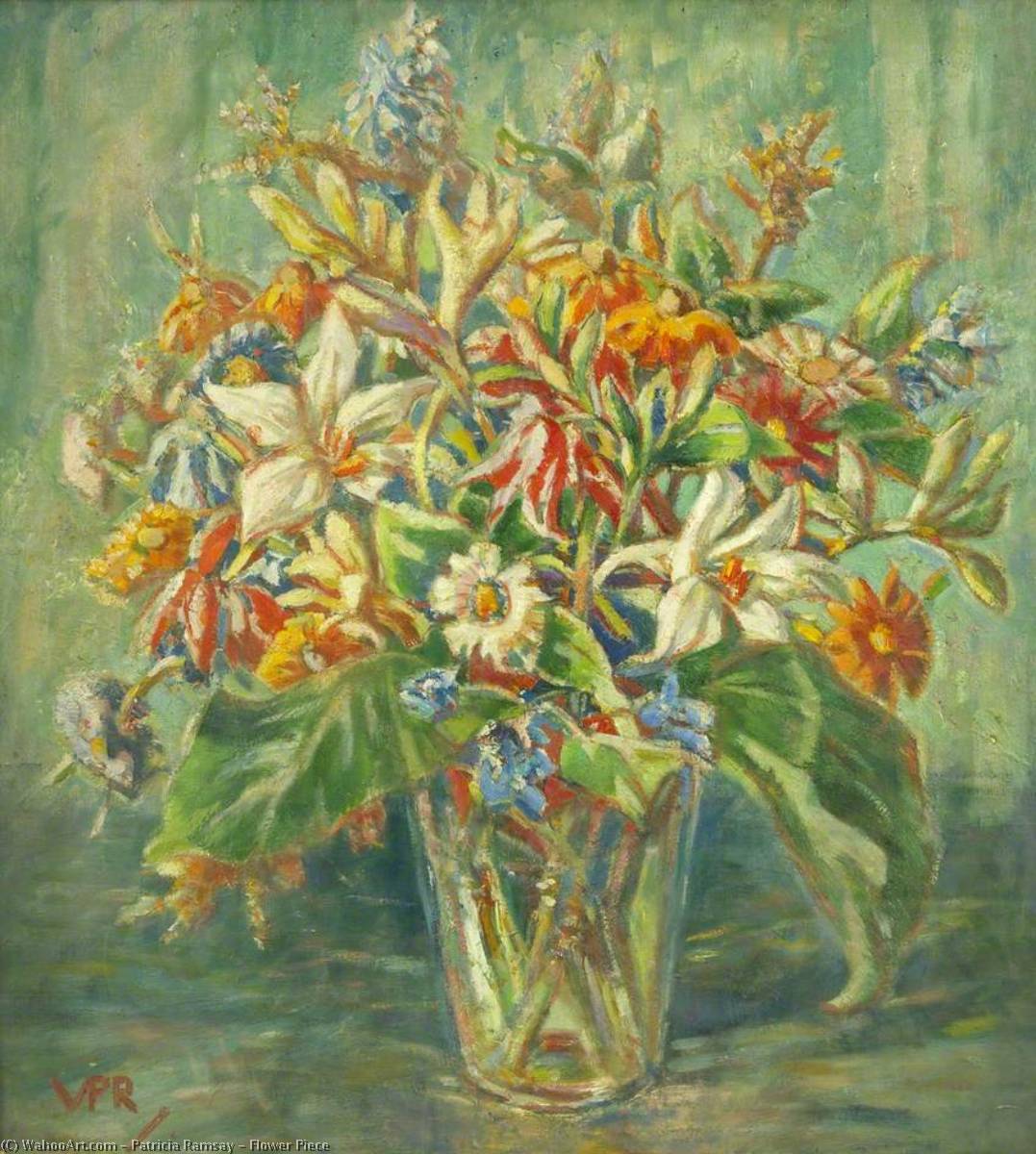 Wikioo.org - The Encyclopedia of Fine Arts - Painting, Artwork by Patricia Ramsay - Flower Piece