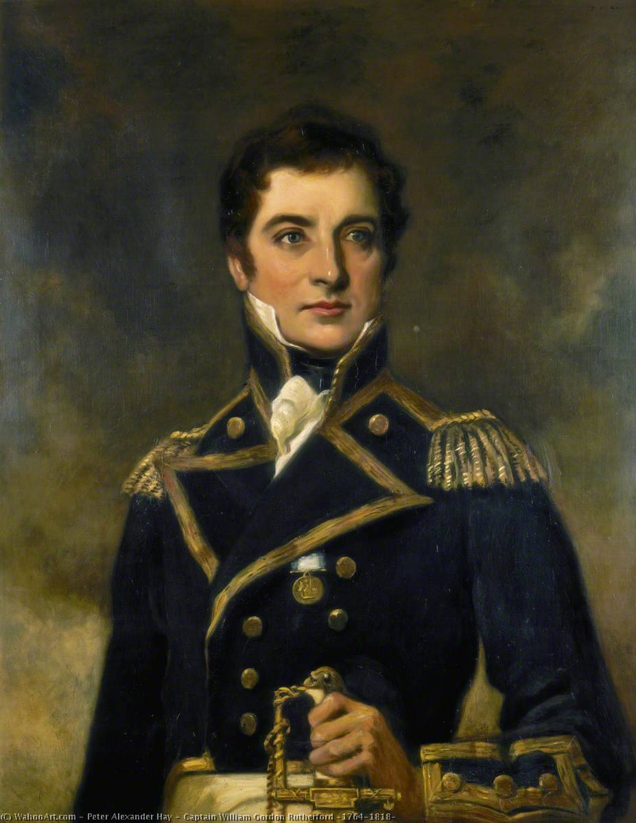 Wikioo.org - The Encyclopedia of Fine Arts - Painting, Artwork by Peter Alexander Hay - Captain William Gordon Rutherford (1764–1818)