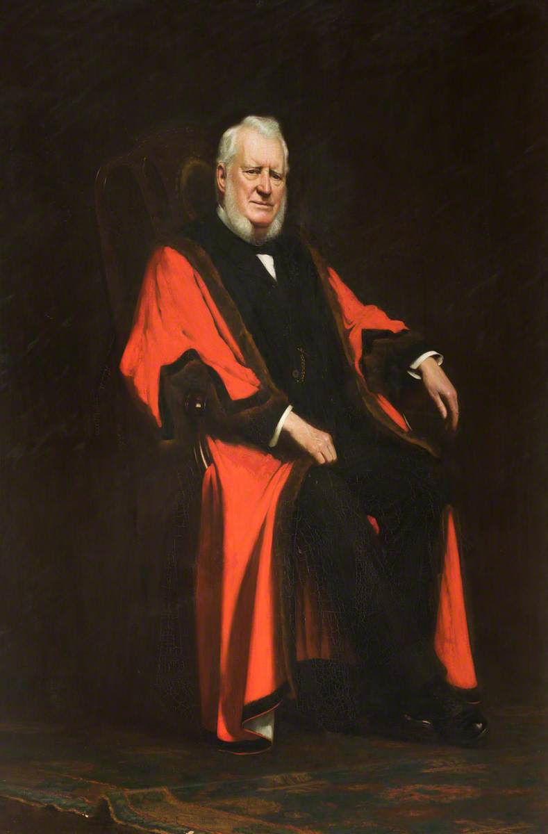WikiOO.org - Enciklopedija likovnih umjetnosti - Slikarstvo, umjetnička djela John Frederick Harrison Dutton - Sir Thomas Gibbons Frost (1820–1904), Mayor of Chester (1868 1881–1882)