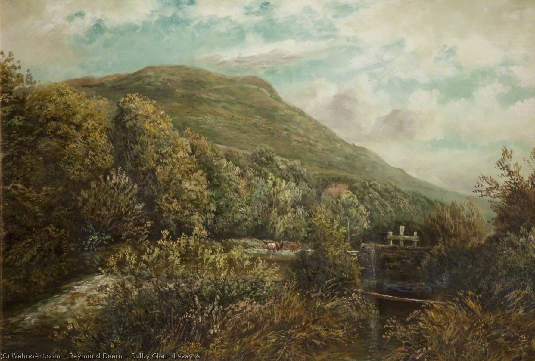 Wikioo.org - The Encyclopedia of Fine Arts - Painting, Artwork by Raymund Dearn - Sulby Glen, Lezayre